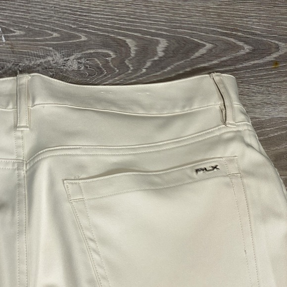 Ralph Lauren RLX Pants Mens 33x32 Beige Active Fit Performance Golf Polyester - Picture 9 of 14